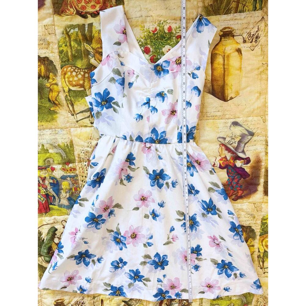 Liz Lisa Large Floral Back Ribbon OP Dress Jfashion Gyaru Himekaji Girl Japan - Picture 13 of 16